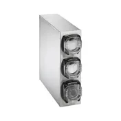 Vollrath K58823 LidSaver3 Lid Dispenser Cabinet, Stainless Steel, 7-1/8" W x 23-3/8" D x 24" H 2 image