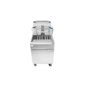 Atosa USA ATFS-75ES-NG 21" Floor Model Gas Deep Fryer, Full Pot, Natural Gas, 75 Ibs, 110.000 BTU 1 image