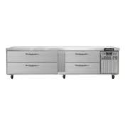 Continental Refrigerator D96GN 96" 4 Drawers Refrigerated Chef Base w/ Marine Edge, Griddle Stand 1 image