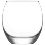 LAV HORECA ASP340 Aspen Whiskey Glass, 13.75 oz (3-3/4" H x 2-3/4" R⌀ x 2" B⌀ x 3-5/8" M⌀), Soda Lime Glass, - 12/Case 1 image