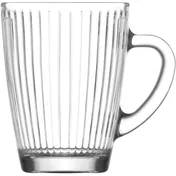 LAV HORECA BRG440 - Brugge Glass Coffee Mug, 13.5 oz (4"5" H x 3"5" R), Soda Lime Glass - 12/Case 1 image