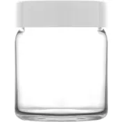LAV HORECA HVN029 Havana Jar, 9 3/4 oz (1-2 Qt) Glass Container with BPA-Free Lid - 6/Case 1 image