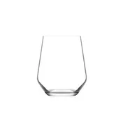 LAV HORECA LH-VIO347FT Whiskey Tumbler Glass, 13 oz Crystal Clear, 4"-1/4 Height, 2"-3/4 Rim - 48/Case 1 image