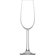 LAV HORECA SRD622 - Champagne Flute Glass, 7.5 oz, 8"3/4 H x 1"7/8 R⌀ x 2"5/8 B⌀, Glass - 12/Case 1 image