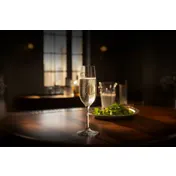 LAV HORECA VLC521 - Valencia Champagne Flute, 7.25 oz, 9" H x 2.75" B, Soda Lime Glass - 12/Case 2 image
