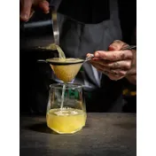 LAV HORECA VRN340 Whiskey Glass, 13.5 oz (3 7/8" H x 2 7/8" Rim), Lime Glass, Rim Finish - 12/Case 2 image
