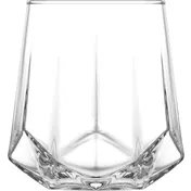 LAV HORECA VRN340 Whiskey Glass, 13.5 oz (3 7/8" H x 2 7/8" Rim), Lime Glass, Rim Finish - 12/Case 1 image
