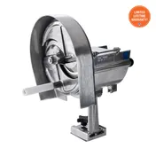 Nemco 55200AN Adjustable Manual Fruit & Vegetable Slicer, 12.5" Width, Alum & St, 1/16"-1/2" Slice Countertop 6 image