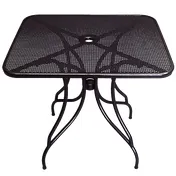 Plantation Prestige 2203030-01 Metal Table Top, 30" x 30" Square Micromesh Surface, 16-Gauge Steel, Powder-Coated Finish, Umbrella Hole, Indoor/Outdoor Use 1 image