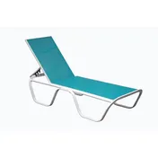 Plantation Prestige 4040900-04 Panama Chaise Lounge, Stackable Sling, 1-3/4" x 1/2" Frame, Coated Finish 1 image