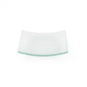 Turgla 02-347-15CLR - Square Clear Glass Plate, 5.75" x 5.75" (6"), Fusion Dinnerware 2 image