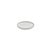 Turgla T-GREHL16RD-6 Grace Round China Plate, 6.25" Diameter, Porcelain, Brown Finish 2 image