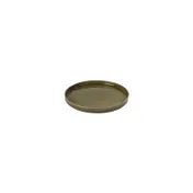 Turgla T-HLBB16RD-6 - 6.25" Round China Plate, Porcelain Material, Green Finish, Elegant Diningware 2 image