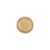 Turgla T-HLDNGT18DZ-12 Dune Round 7" Porcelain Dinner Plate, Vibrant Orange Finish 2 image
