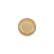 Turgla T-HLDNGT18DZ-12 Dune Round 7" Porcelain Dinner Plate, Vibrant Orange Finish 1 image
