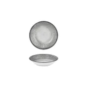 Turgla T-LNZT09CK-24 Luna Deep Plate, 3.5" Round Grey Porcelain, 2 oz Capacity, Deep Rim 1 image