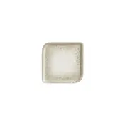 Turgla T-NPAR20KR-12 Square Porcelain Plate, 6" x 6", Brown Finish, Smallware China Dinnerware 1 image