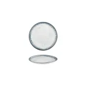 Turgla T-SMABB16DZ-12 Round 6.25" Blue Porcelain Dinner Plate, Elegant China Tableware 1 image