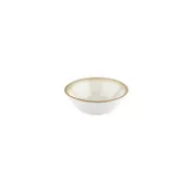 Turgla T-SMABY14KS-12 Ambience Round Bowl, 5.5" Diameter, 12 Oz Capacity, Beige Porcelain, General Use 2 image