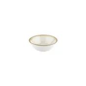 Turgla T-SMABY14KS-12 Ambience Round Bowl, 5.5" Diameter, 12 Oz Capacity, Beige Porcelain, General Use 1 image