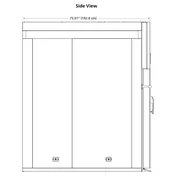 Follett FBC-40T-RH Roll-in Blast Chiller / Shock Freezer, 2 Full Size Racks or Combi Carts 3 image