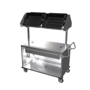 Winholt SS-BC-2748-INSULIB-DTOS Stainless Steel Grab & Go Vending Kiosk with Ice Bin 1 image