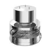 Marra Forni EX FAN 100 High-Temperature Exhaust Fan - 316L Stainless Steel, 130-400 CFM, 120V 1PH 60Hz, Variable Speed Control, UL Listed 1 image