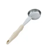Vollrath 6432335 Spoodle Control Spoon, 3 Oz Stainless Steel, Ivory Nylon Handle, NSF Certified 1 image