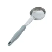 Vollrath 6433445 Spoodle Spoon, 4 Oz Bowl, 304 Stainless Steel, Gray Nylon Handle, 450°F, 13"3/16 1 image