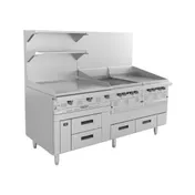 Garland US Range GN17FR51 51" 2-Section Arctic Fire Freezer Chef Base w/ 4 Drawers, Remote 2 image