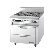 Garland US Range UN17FR48 48" Polar Cuisine Freezer Chef Base w/ 2 Drawers, Remote 1 image