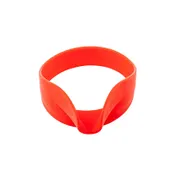 TableCraft Products 12227 - Smallwares Pour Easy Bar Pourer, 4.5" x 5.75" x 2.5", Round Silicone, Red 1 image