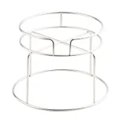 TableCraft Products 12909 Display Stand, 11" x 11" x 8", Stainless Steel, Silver, BDG1000-10699 1 image