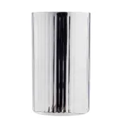 TableCraft Products 12971 Ripple Wine Bucket, 4.75" Dia x 8" H, Stainless Steel Finish 1 image