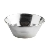 TableCraft Products 13048 - 1 oz Stainless Steel Crumpled Ramekin, 2.5" Dia x 0.875" H 1 image