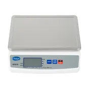 Globe GPS10 Digital Portion Scale, 11 lb Capacity, 9"x7" Stainless Platter, Auto Shut Off, ABS Housing, 115V AC 1 image