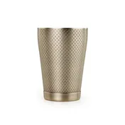 Mercer M37198ANG Barfly Lattice Shaker, 18 oz, 3-1/2" Dia x 5" H, Antique Gold, 18/8 Steel, 2-Piece 1 image