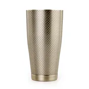Mercer M37199ANG Barfly Shaker, 28 oz, 3-5/8" Dia x 7" H, Stainless Steel, Antique Gold, Satin Finish 1 image