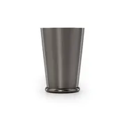 Mercer M37311BK Barfly Shaker, 18 oz, 2-Piece, 3-1/2" x 5" Gunmetal Black, Stainless Steel 1 image
