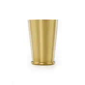 Mercer M37311GD Weighted Cocktail Shaker, 18 oz, 3-1/2" Dia x 5" H, Gold Exterior, Stainless Steel 1 image