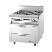 Garland US Range UN17FR54 54" Polar Cuisine Freezer Chef Base w/ 4 Drawers, Remote 1 image