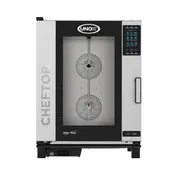 UNOX XAVC-1011-EPRM Full Size 10 Pan Electric Combi Oven w/ MIND.Maps Plus, Touchscreen, Steam Generator 1 image