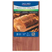 Jaccard 201409-100 Premium Cedar Grilling Planks / Wraps 1 image