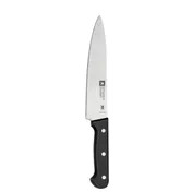 Amefa 025600RSPC132 Chef Knife - 8" Full Tang ABS Handle, MOV Stainless Steel Blade, NSF, Cutlery 1 image