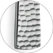 Amefa 331923B000335 Dessert Knife - 8-1/4" 13/0 Stainless Steel, Hammered Handle, Felicity - 1 Dozen 2 image