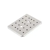Vollrath 20300 Pan False Bottom, 1/3-Size Steam Table Pan, 3/8" Drain Holes, Steel, NSF, USA - 1/Each 1 image