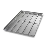 Chicago Metallic 41052 Roll Pan, 10-Compartment, 17.75"x25.75"x1.375", 22-Gauge Aluminized Steel, USA 1 image