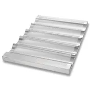Chicago Metallic 45505 Baguette Pan 17-3/4" x 25-3/4" x 1", 16-Gauge Aluminum, AMERICOAT Glaze 1 image