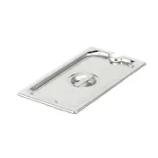 Vollrath 94500 Stainless Steel 2/4 GN Slotted Pan Cover, 22-Gauge, Fits Super Pans, Made in USA 1 image