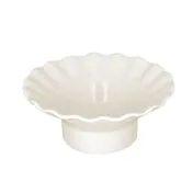 RAK Porcelain AUCB20 - Aurea Curled Round Bowl, 5" Dia, 6.75 oz, Lead-Free, Microwave Safe - 6/Case 1 image